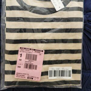 **NWT** J. Crew Broken In Jersey Puff Sleeve